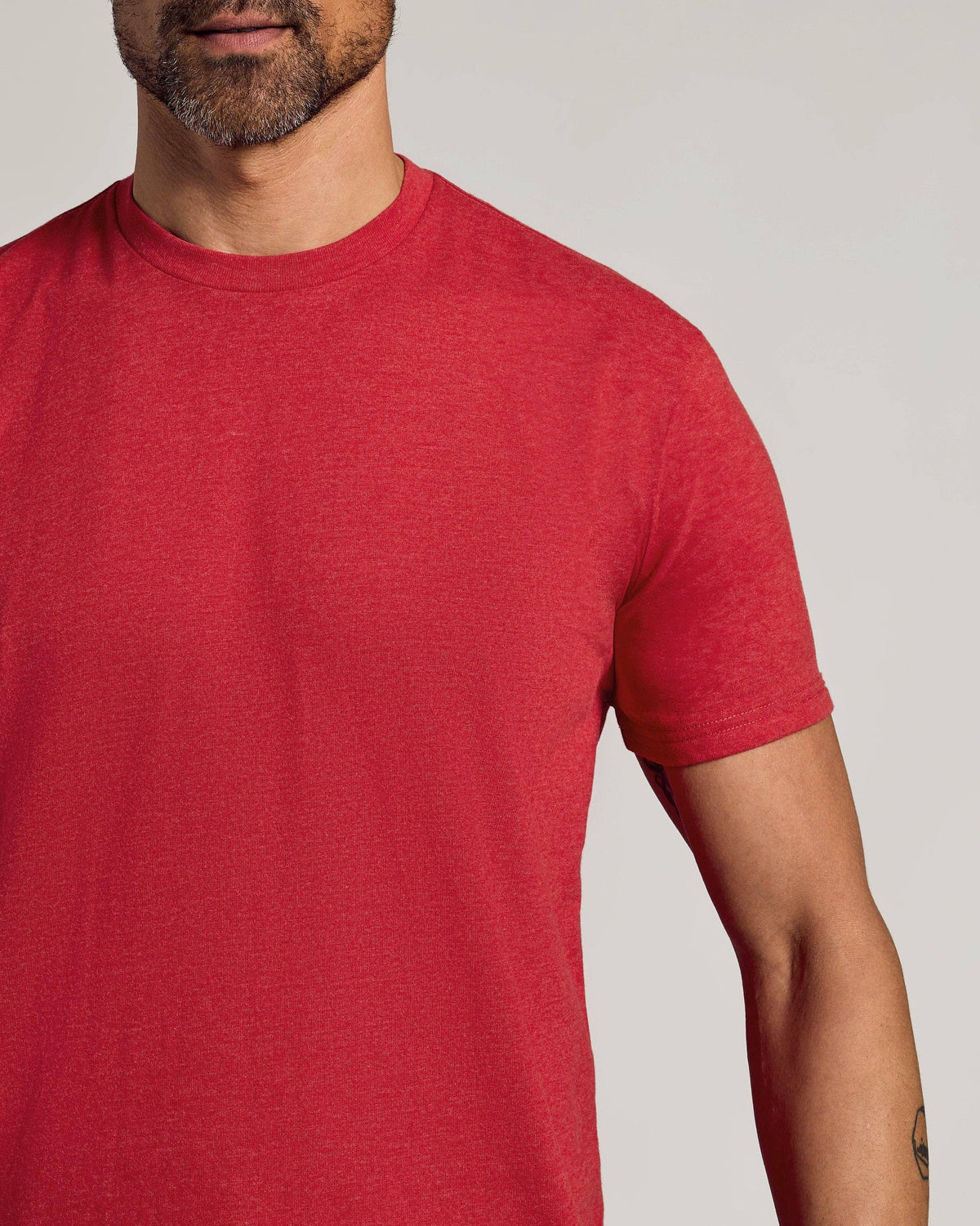 Dark Heather Lava Classic Crew Neck