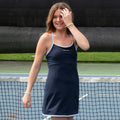 Athletic Dress -Navy/Light Blue