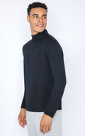 Men's Everyday Comfort Half Zip Long Sleeve Top