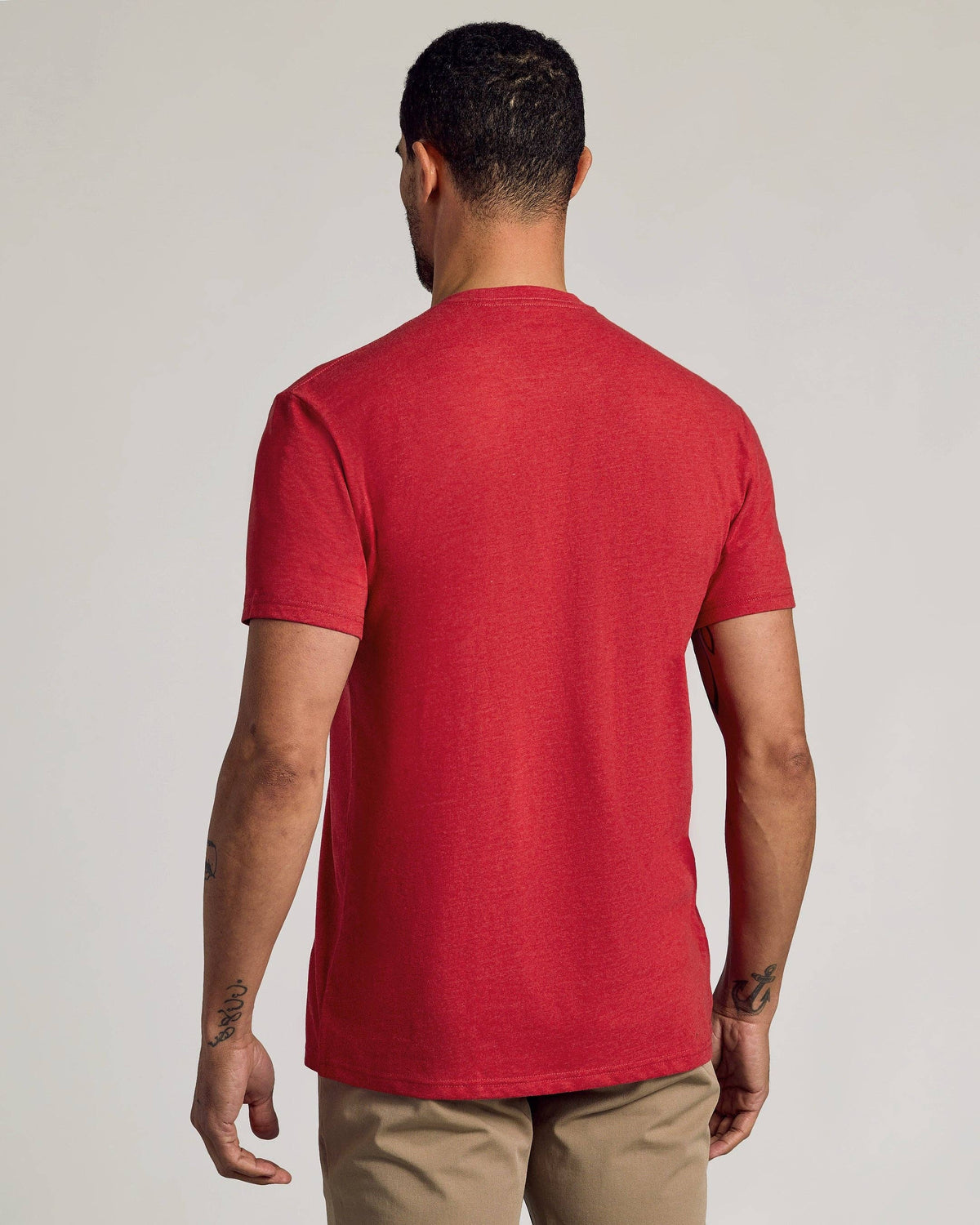 Dark Heather Lava Classic Crew Neck