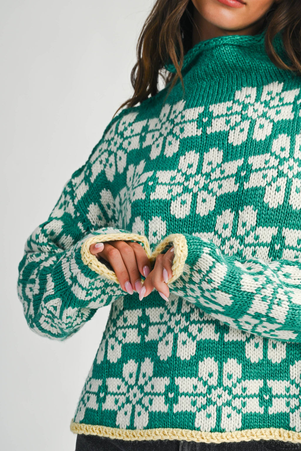 Winter Mock Neck Sweater
