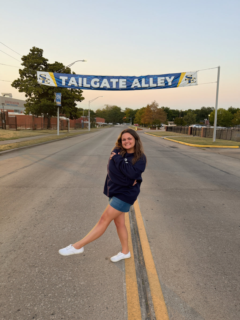 MEET ME AT THE TAILGATE MOCKNECK