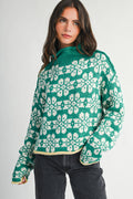 Winter Mock Neck Sweater