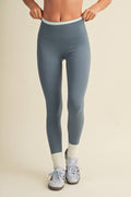 Contrast Binding Legging